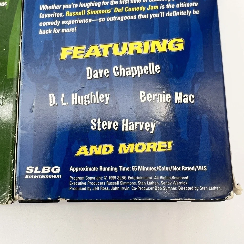 Russell Simmons Def Comedy JAM 1, 3, & 4 Lot VHS Bundle of 3 Tested‎